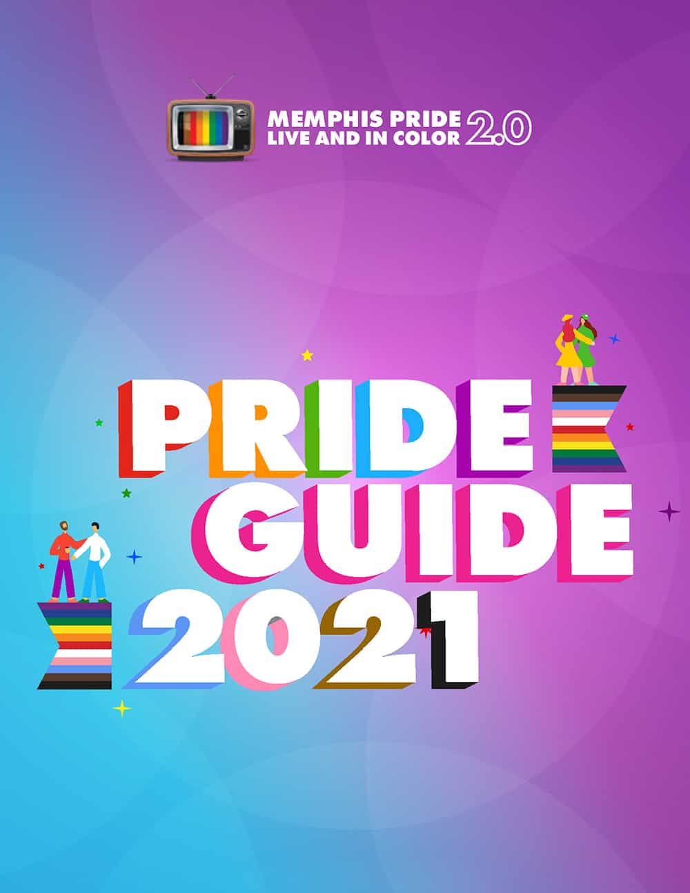 Cover of the Memphis Pride Guide 2021
