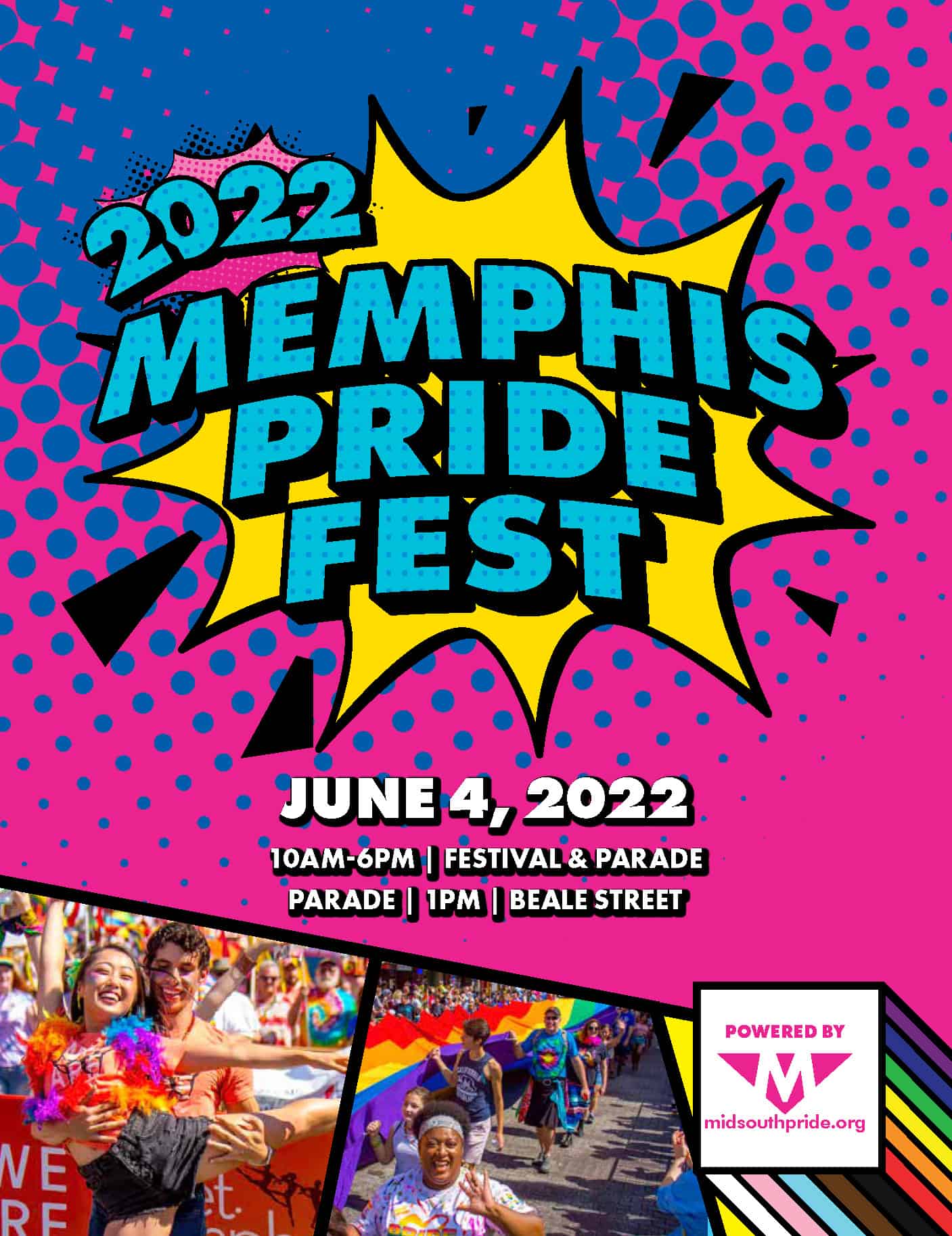 Cover of the Memphis Pride Guide 2022