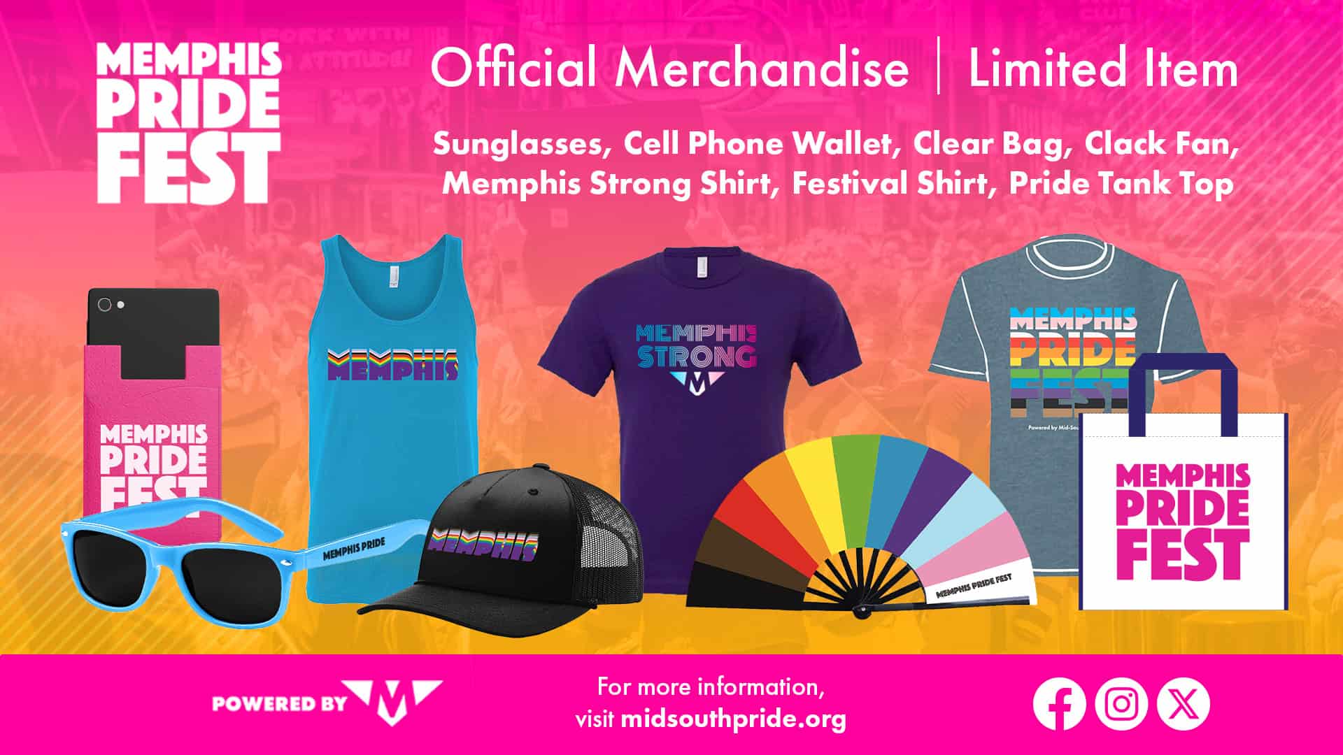 Order Pride Gear Festival MerchandiseOverview