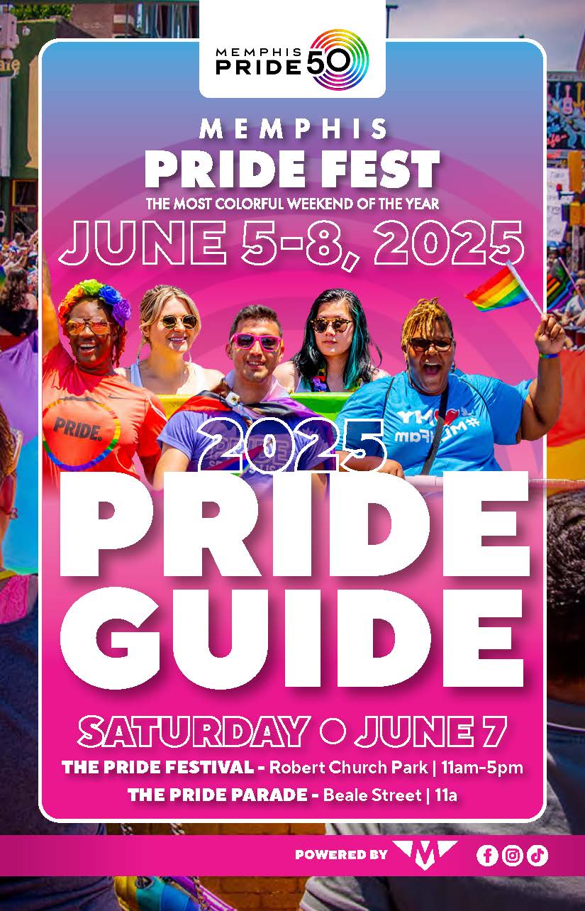 Cover of the Memphis Pride Guide 2025